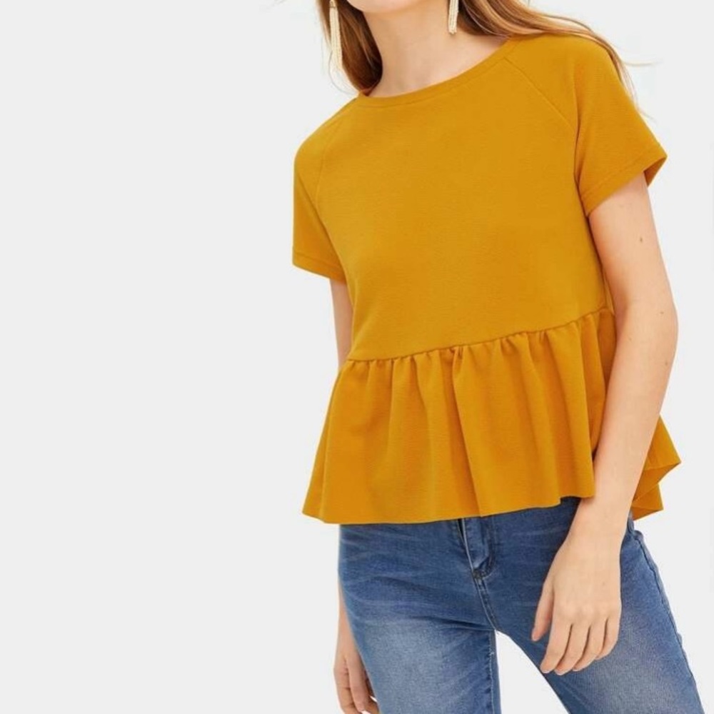 Orange shirt